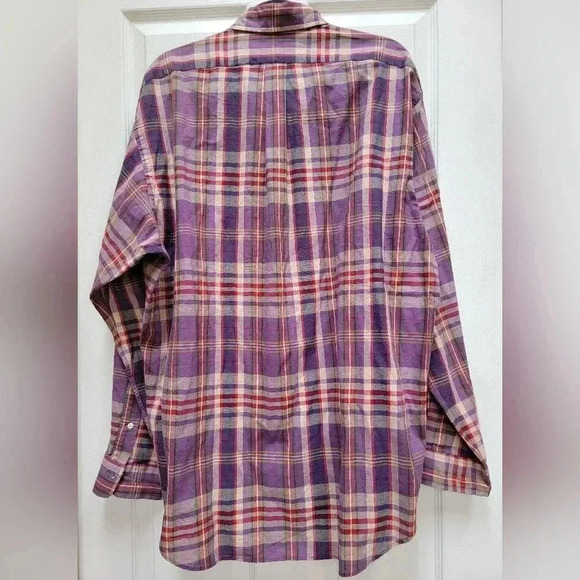 Ralph Lauren Blue Label Men's Plaid Button Down Casual Shirt Size XL - Picture 2 of 3